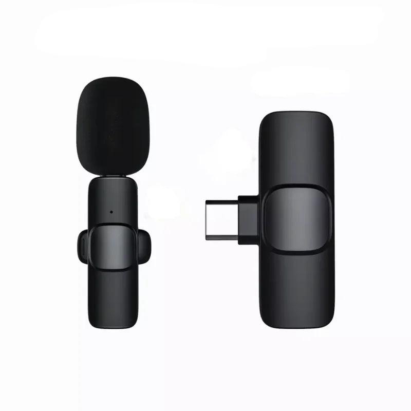 Conjunto de Microfones de Lapela sem Fios para Transmissão de Vídeo