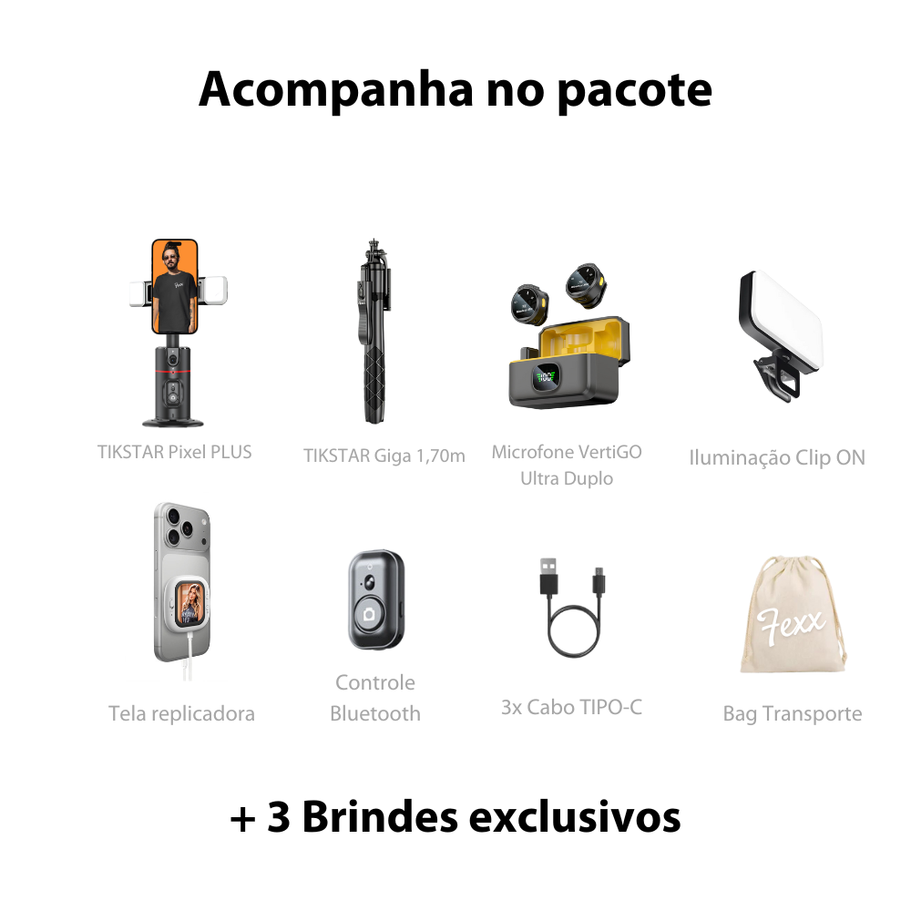 KIT INFLUENCIAR - Titânio